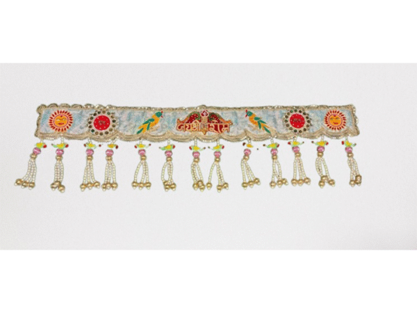 Toran with Sun Face & Shubh Labh Lord – Intricate Arts & Craft Work for Blessings and Décor