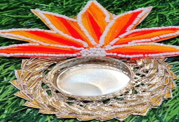 3”x5” Handwork Candle Holder
