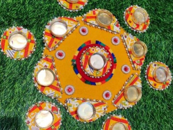 18” Handwork Candle Holder